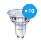 Opakowanie 10x Philips Corepro LED Spot GU10 PAR16 4W 345lm 36D - 830 Ciepła Biel | Ściemnianie - Zamienne 50W