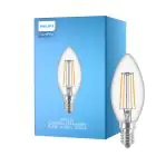 Philips Corepro LED Świeca E14 Włókno Przezroczysty 4.3W 470lm - 827 Bardzo Ciepła Biel | Zamienne 40W